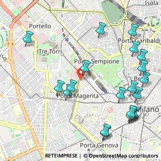 Mappa Via Torquato Tasso, 20123 Milano MI, Italia (1.377)