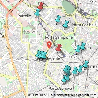 Mappa Via Torquato Tasso, 20123 Milano MI, Italia (1.2115)