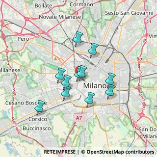 Mappa Via Torquato Tasso, 20123 Milano MI, Italia (2.81182)