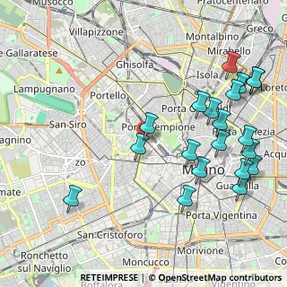 Mappa Via Torquato Tasso, 20123 Milano MI, Italia (2.475)