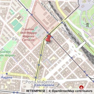 Mappa Via Torquato Tasso,  15, 20123 Milano, Milano (Lombardia)