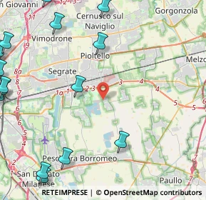 Mappa Via Papa Giovanni, 20053 Rodano MI, Italia (7.244)