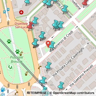 Mappa Via Lorenzo di Credi, 20149 Milano MI, Italia (0.08667)