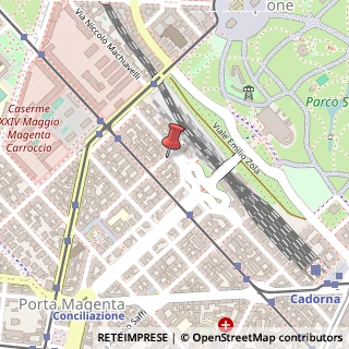 Mappa Via Francesco Petrarca, 3, 20123 Milano, Milano (Lombardia)