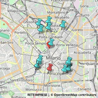 Mappa Via Madonnina, 20121 Milano MI, Italia (1.96938)