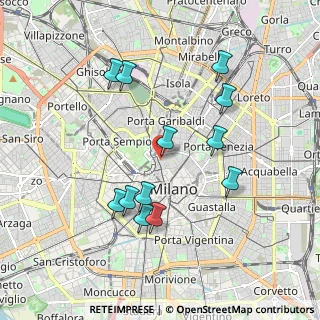 Mappa Via S. Carpoforo, 20121 Milano MI, Italia (1.83417)