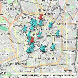 Mappa Via Madonnina, 20121 Milano MI, Italia (1.497)