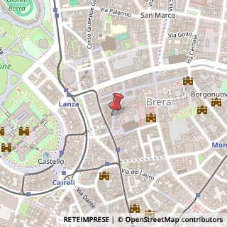 Mappa Via Madonnina, 13, 20121 Milano, Milano (Lombardia)