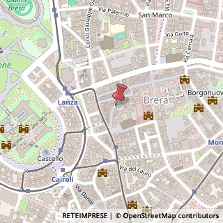 Mappa Via Madonnina, 10, 20121 Milano, Milano (Lombardia)