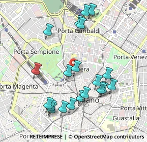 Mappa Via S. Carpoforo, 20121 Milano MI, Italia (1.0255)