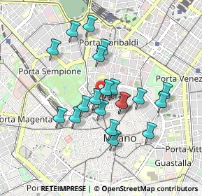 Mappa Via S. Carpoforo, 20121 Milano MI, Italia (0.7705)