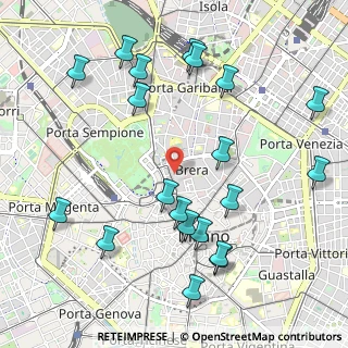 Mappa Via S. Carpoforo, 20121 Milano MI, Italia (1.2045)