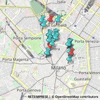 Mappa Via Madonnina, 20121 Milano MI, Italia (0.6515)