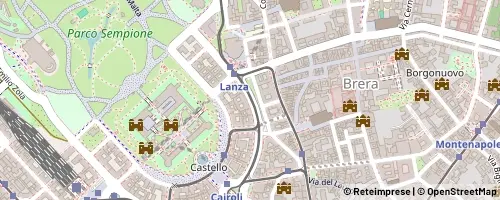 Mappa Milán