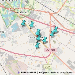 Mappa Piazza Martiri della Libertà, 25014 Castenedolo BS, Italia (1.13167)