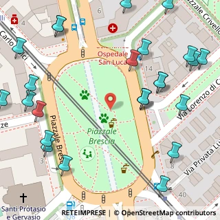 Mappa Piazzale Brescia, 20149 Milano MI, Italia (0.0928)