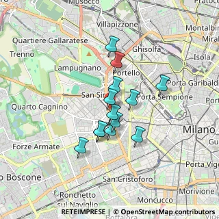 Mappa Piazzale Brescia, 20149 Milano MI, Italia (1.26923)