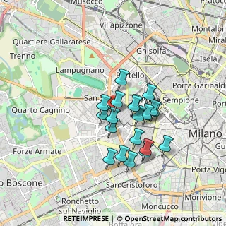 Mappa Piazzale Brescia, 20149 Milano MI, Italia (1.3365)