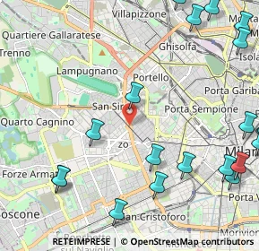 Mappa Piazzale Brescia, 20149 Milano MI, Italia (3.0875)