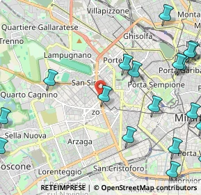 Mappa Piazzale Brescia, 20149 Milano MI, Italia (3.2075)
