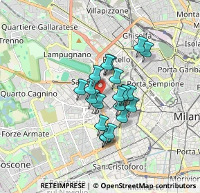 Mappa Piazzale Brescia, 20149 Milano MI, Italia (1.184)