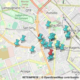Mappa Piazzale Brescia, 20149 Milano MI, Italia (0.9195)