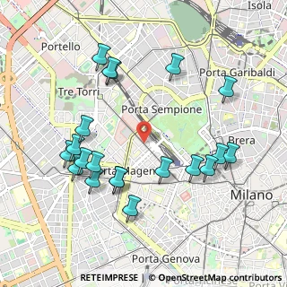 Mappa Via Francesco Petrarca, 20123 Milano MI, Italia (1.07)