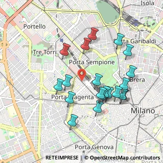 Mappa Via Francesco Petrarca, 20123 Milano MI, Italia (0.932)