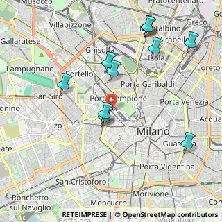 Mappa Via Francesco Petrarca, 20123 Milano MI, Italia (2.12667)