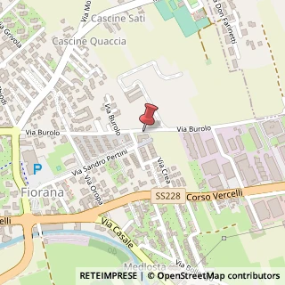 Mappa Via Burolo, 41B, 10015 Ivrea, Torino (Piemonte)