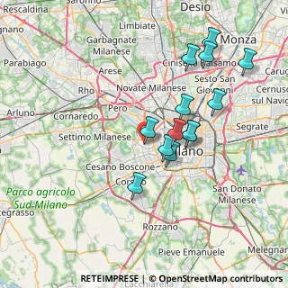 Mappa Via Privata Armida Barelli, 20148 Milano MI, Italia (6.86)