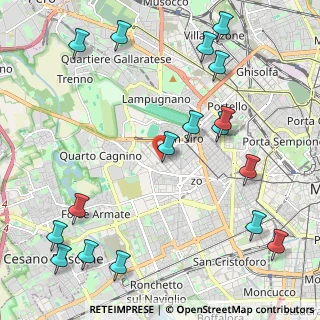 Mappa Via Privata Armida Barelli, 20148 Milano MI, Italia (2.78882)