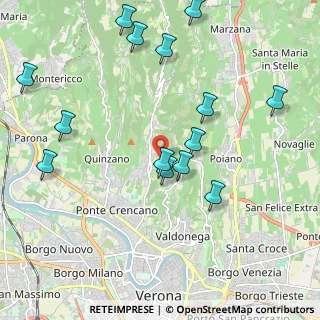Mappa Via Indentro, 37127 Verona VR, Italia (2.29071)