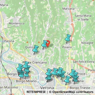 Mappa Via Indentro, 37127 Verona VR, Italia (3.013)