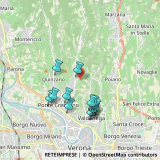 Mappa Via Indentro, 37127 Verona VR, Italia (1.79615)