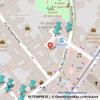 Mappa Piazza Sant'Erasmo, 20121 Milano MI, Italia (0.1415)