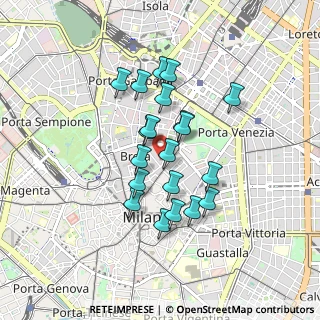 Mappa Piazza Sant'Erasmo, 20121 Milano MI, Italia (0.705)