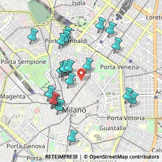 Mappa Piazza Sant'Erasmo, 20121 Milano MI, Italia (1.0055)
