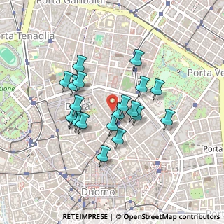 Mappa Piazza Sant'Erasmo, 20121 Milano MI, Italia (0.366)