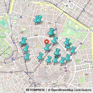 Mappa Piazza Sant'Erasmo, 20121 Milano MI, Italia (0.4385)