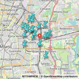 Mappa Via San Benigno, 20133 Milano MI, Italia (1.402)