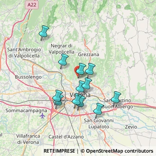 Mappa Via degli Asi, 37127 Verona VR, Italia (6.29583)