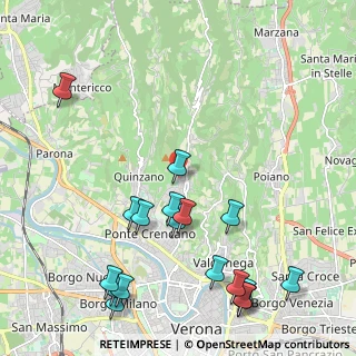 Mappa Via degli Asi, 37127 Verona VR, Italia (2.67167)