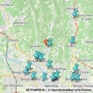 Mappa Via degli Asi, 37127 Verona VR, Italia (2.82222)
