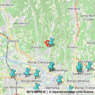 Mappa Via degli Asi, 37127 Verona VR, Italia (3.26667)