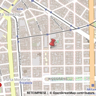 Mappa Piazza Fratelli Bandiera, 13, 20129 Milano, Milano (Lombardia)
