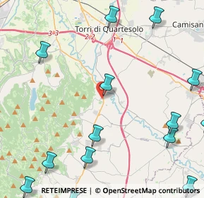 Mappa Piazza Monsignor Caneus, 36023 Longare VI, Italia (6.81625)