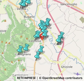 Mappa Piazza Monsignor Caneus, 36023 Longare VI, Italia (1.6705)