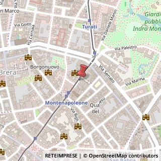 Mappa Via Alessandro Manzoni, 38, 20121 Milano, Milano (Lombardia)