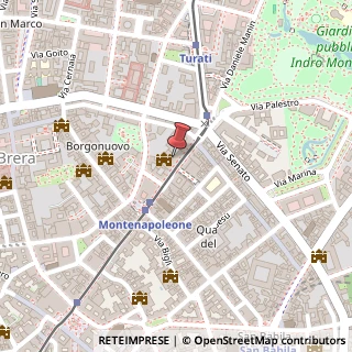 Mappa Via Alessandro Manzoni, 41, 20121 Milano, Milano (Lombardia)